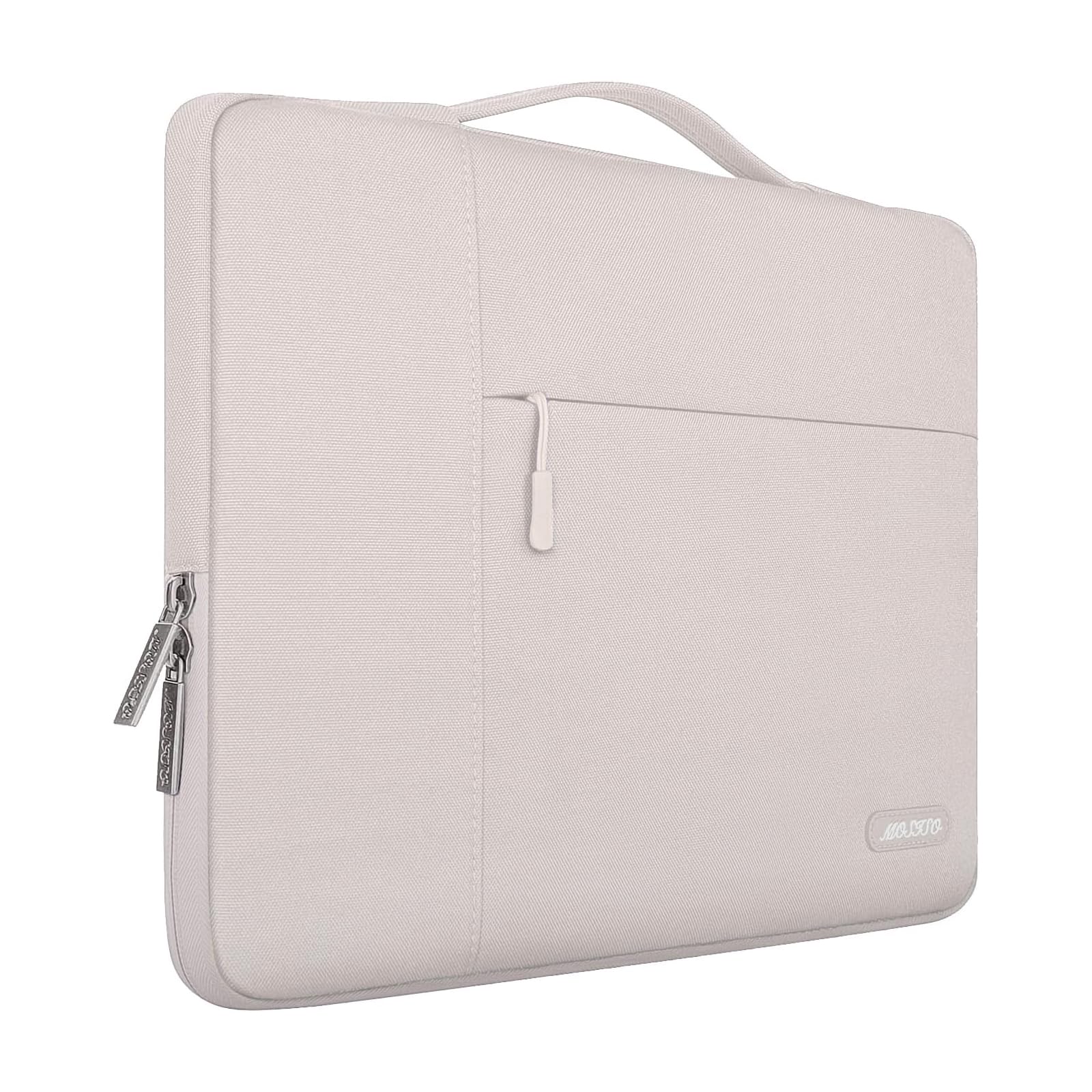 Premium MOSISO Laptop Sleeve for MacBook Air/Pro 13-13.3 inch & MacBook Pro 14 inch (M1/M2/M3 Chip 2021-2024) - Durable Polyester Protective Case in Stone Gray | Perfect for Travel, Office & School Use