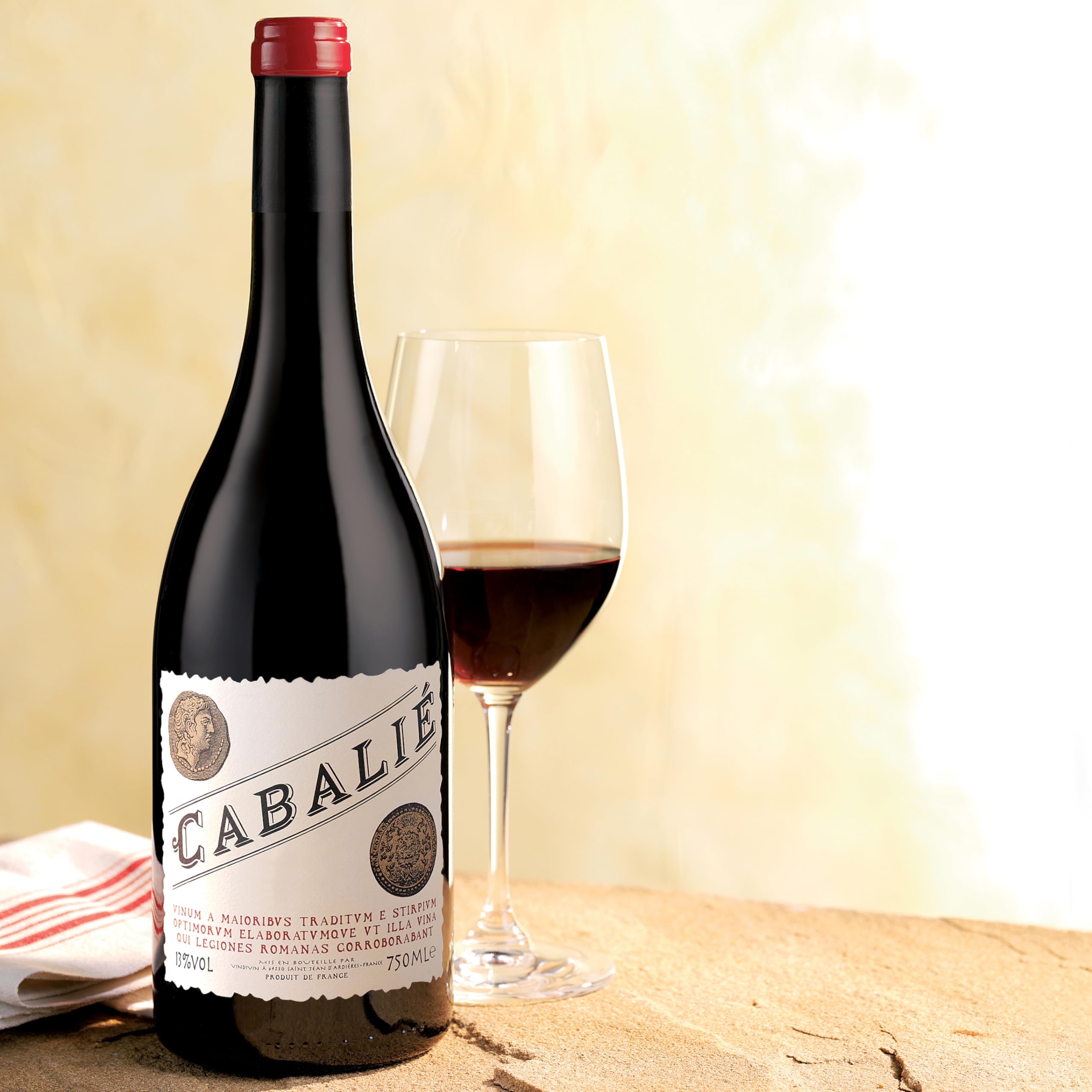 Laithwaites Cabalié Red Wine - 6 Bottles (75cl) - 13% ABV - Premium French Red Wine from Pays d'Oc IGP - Grenache Blend, Rich & Ripe Flavor - Award-Winning Customer Favorite - Perfect for Dinner Parties, Gifts & Wine Collections