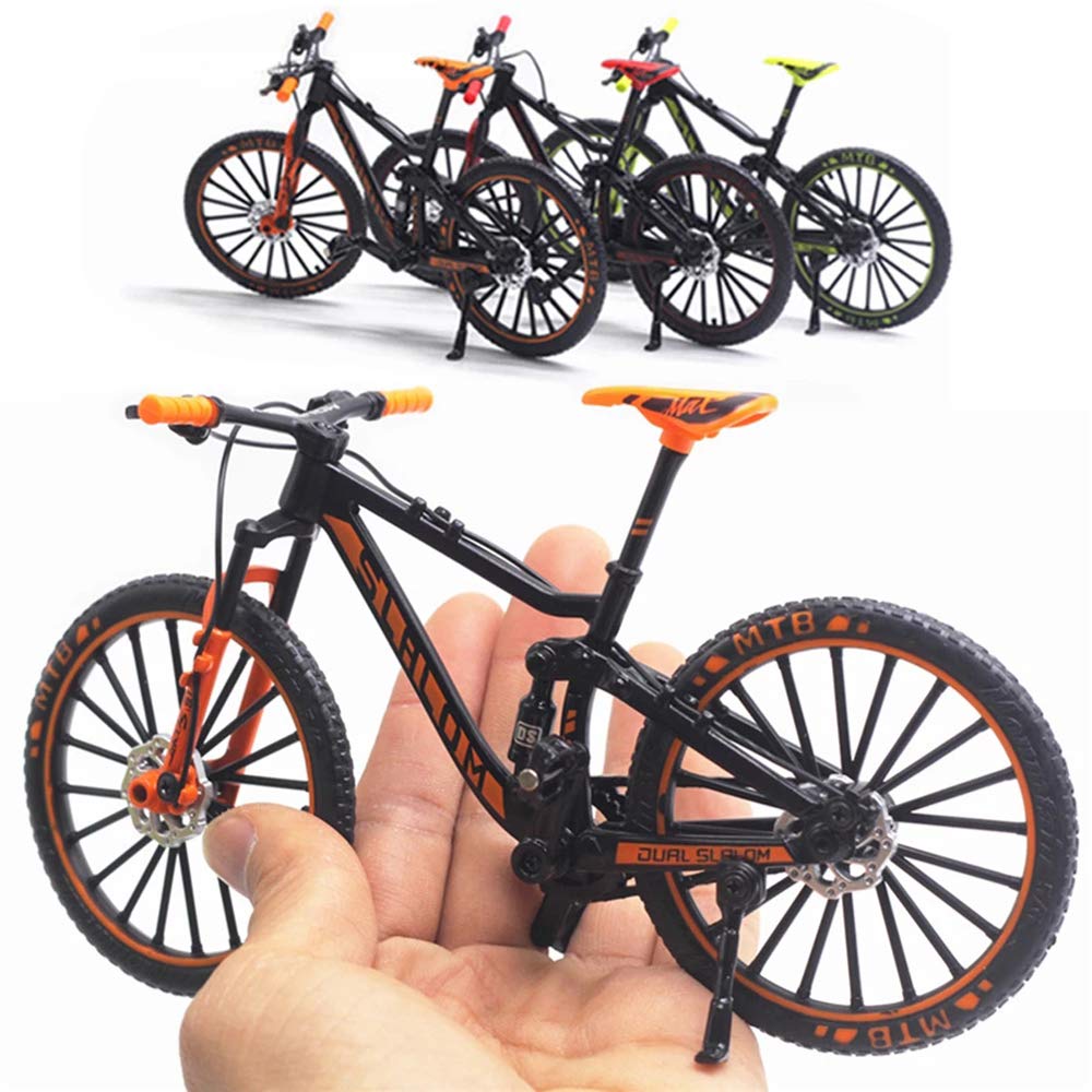 1:10 Scale Mini Mountain Bike Diecast Alloy Model - Realistic Racing Bike Simulation Toy - Perfect Birthday Gift for Boys (H02) | Kids Room Decor, Collector's Display, Racing Enthusiast Gift