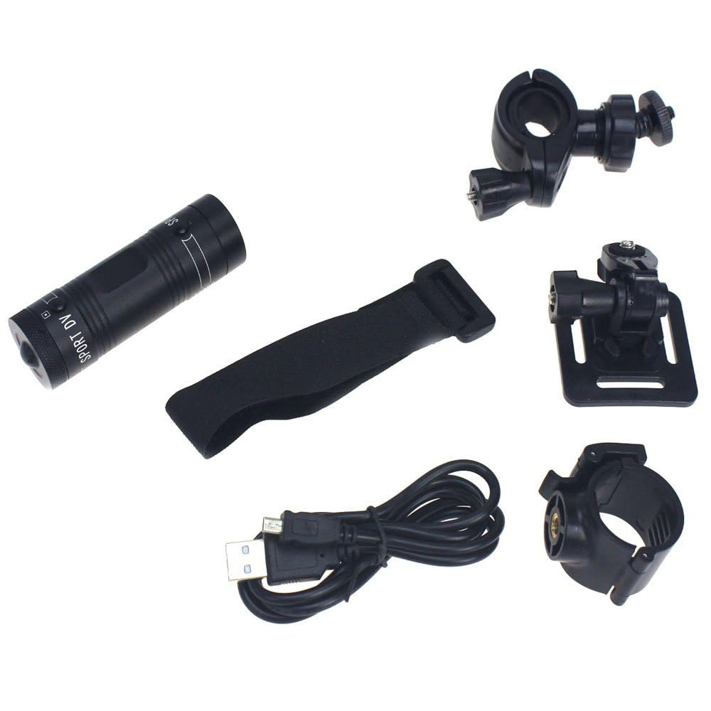 F9 Mini Action Camera - 1080P HD Helmet Cam for Motorcycle, Bike, Sports & Car DVR | Waterproof, Wide Angle, Loop Recording for Adventure & Vlogging
