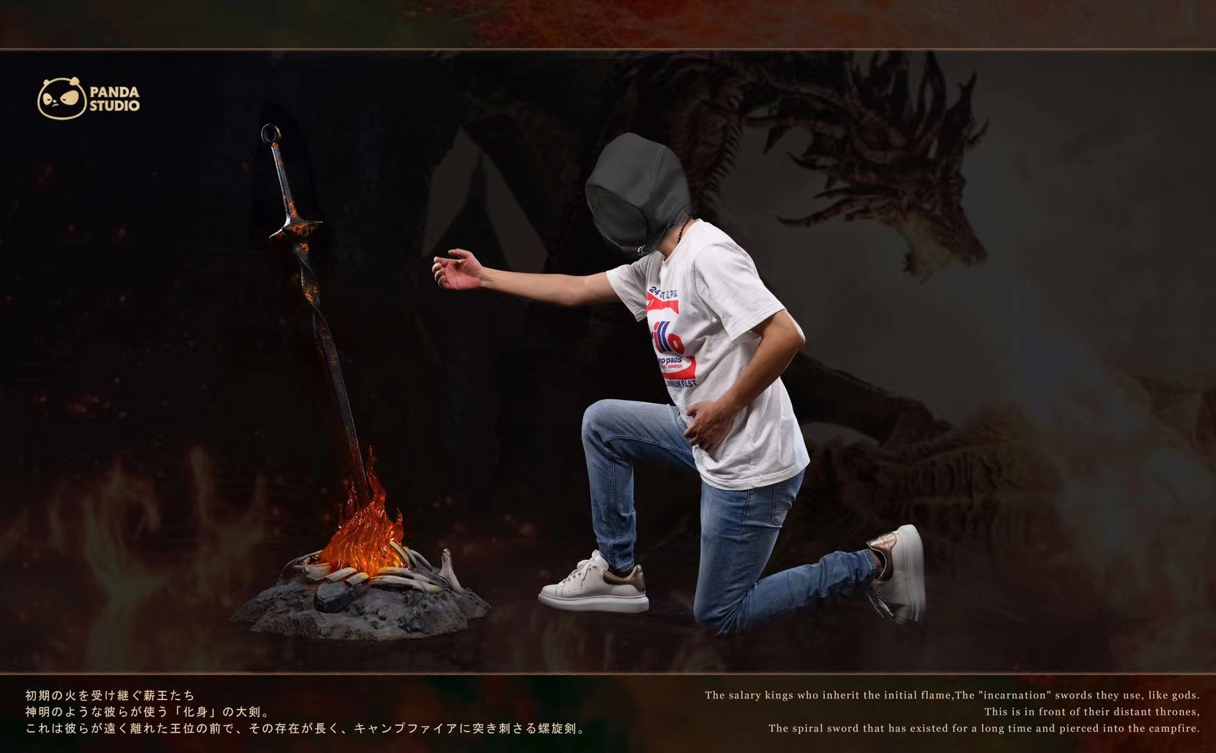 Dark Souls 3 Firelink Greatsword Replica - High-Quality Collectible Sword for Cosplay, Display & Gaming Enthusiasts | Perfect for Cosplay Events, Home Decor & Dark Souls Fans Collection