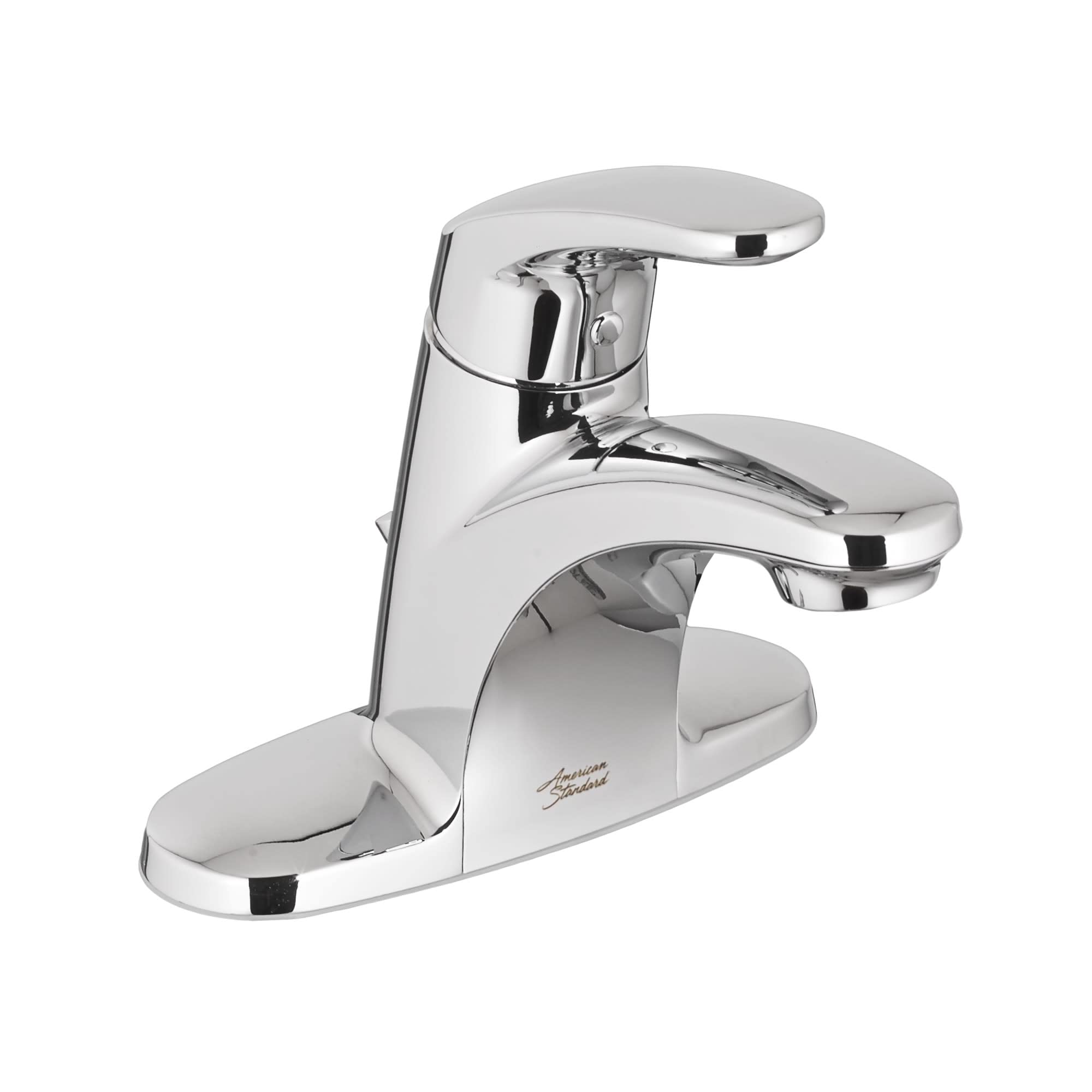 American Standard 7075005.002 Colony Pro SL Centerset Bathroom Faucet with Drain - Polished Chrome Finish for Modern Vanities and Powder Rooms