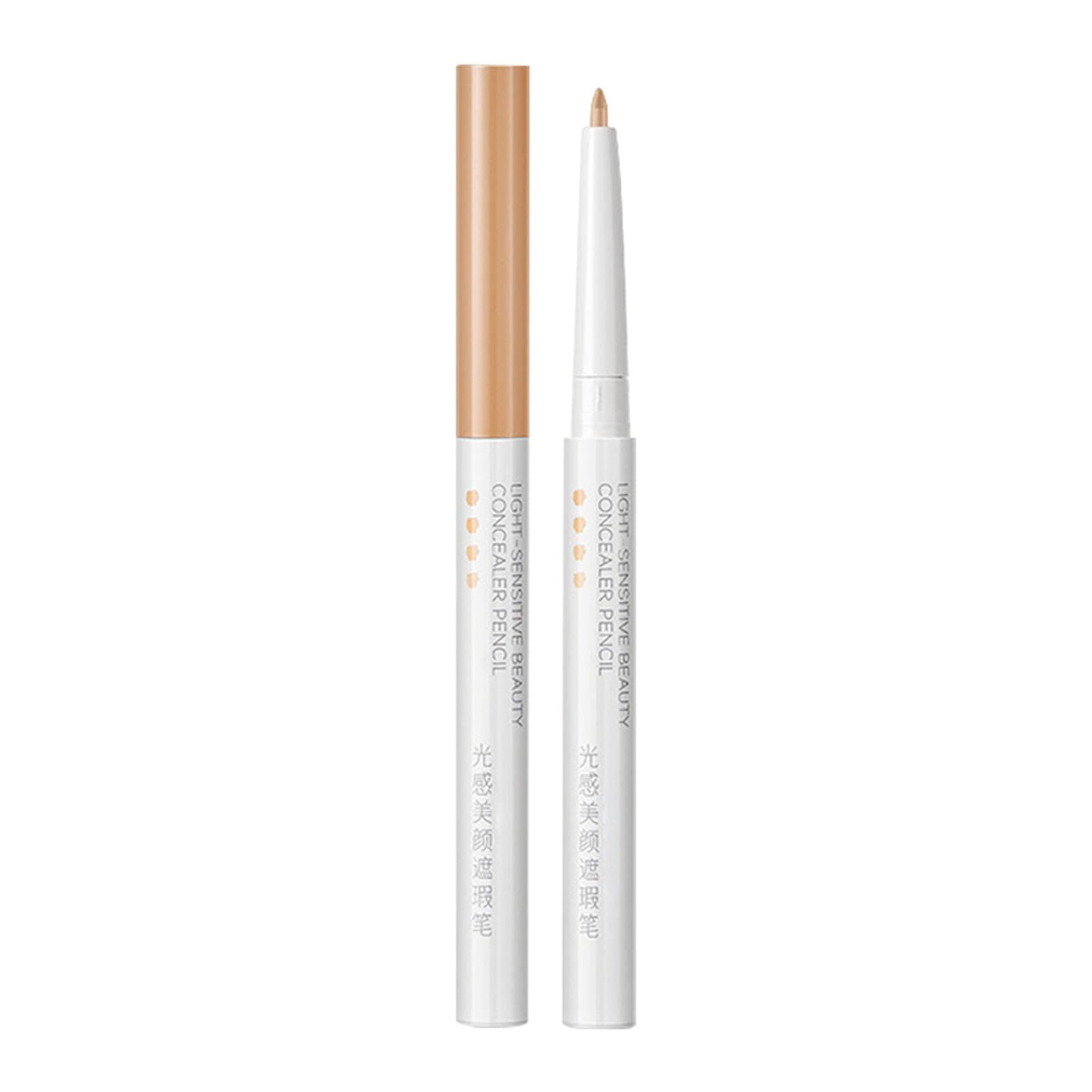 Japanese Highlighter & Luminous Concealer Pencil - Eyebrow, Under Eye, Tear Trough Dark Circle Corrector (Green Tone) for Brightening & Contouring | Perfect for Daytime Makeup & Night Out Glow