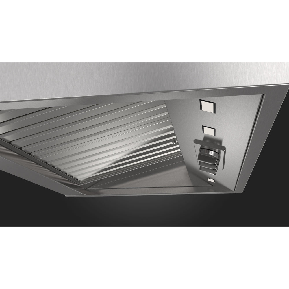 Fulgor Milano 36 Inch 1000 CFM Professional Stainless Steel Wall Mount Range Hood (F6PC36DS1) - Powerful Kitchen Ventilation for Cooking, Grilling & Smoke Removal