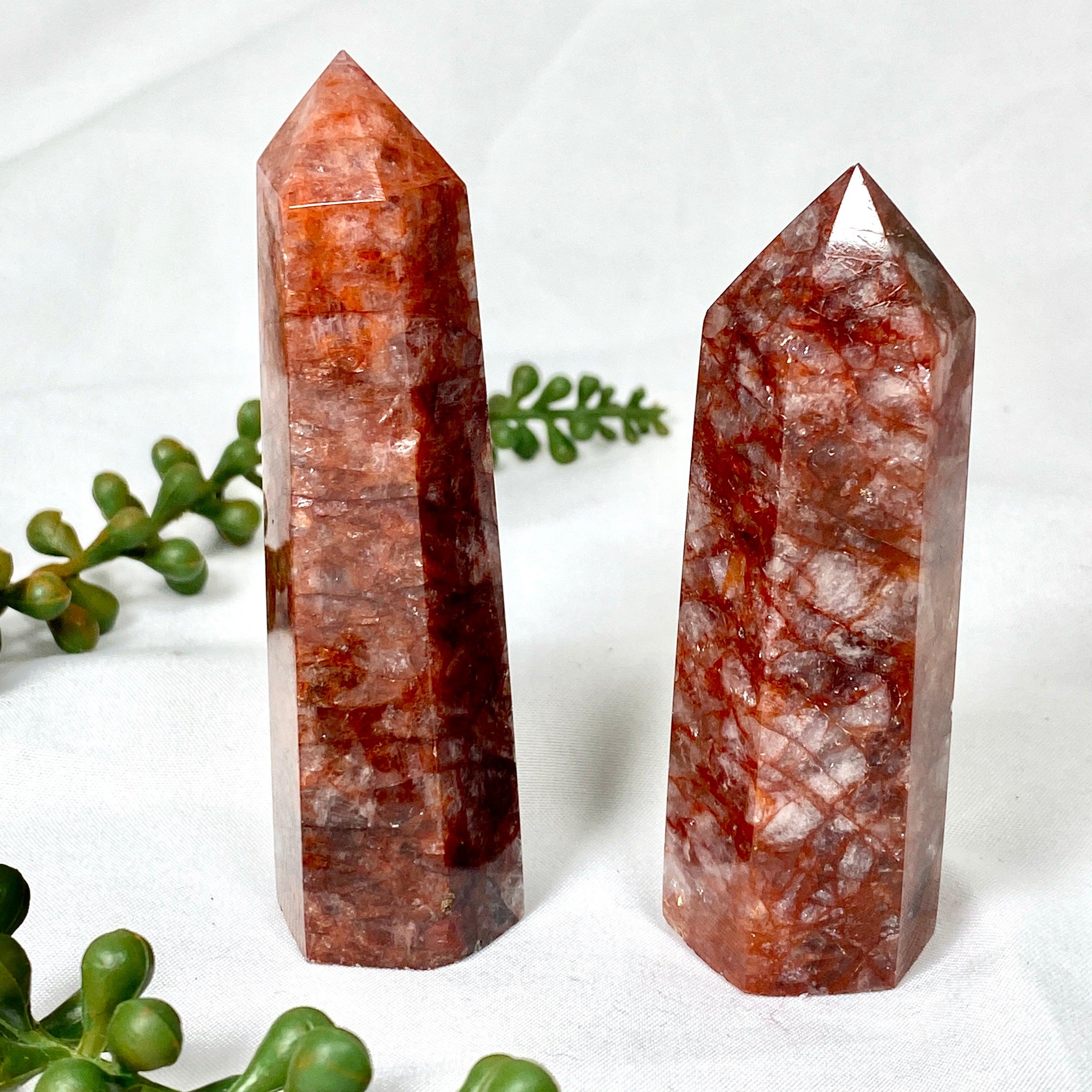 100g Fire Quartz Generator for Energy Healing & Chakra Balancing - Perfect for Meditation, Reiki, and Spiritual Practices