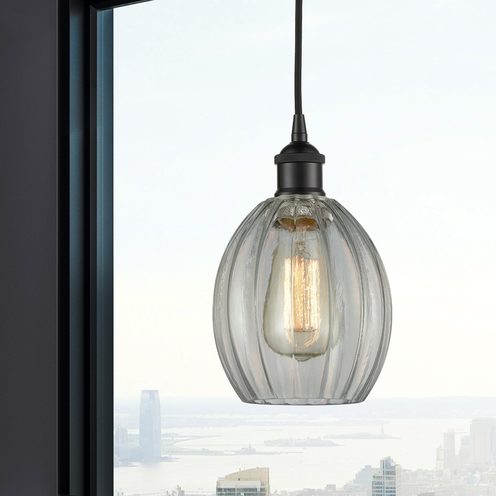 Eaton Industrial Style 1-Light Mini Pendant Light - 10.75