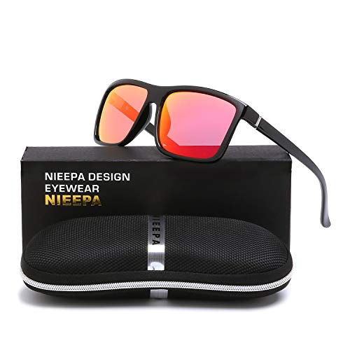 A22 Glossyblack Frame/Redmirror Lens