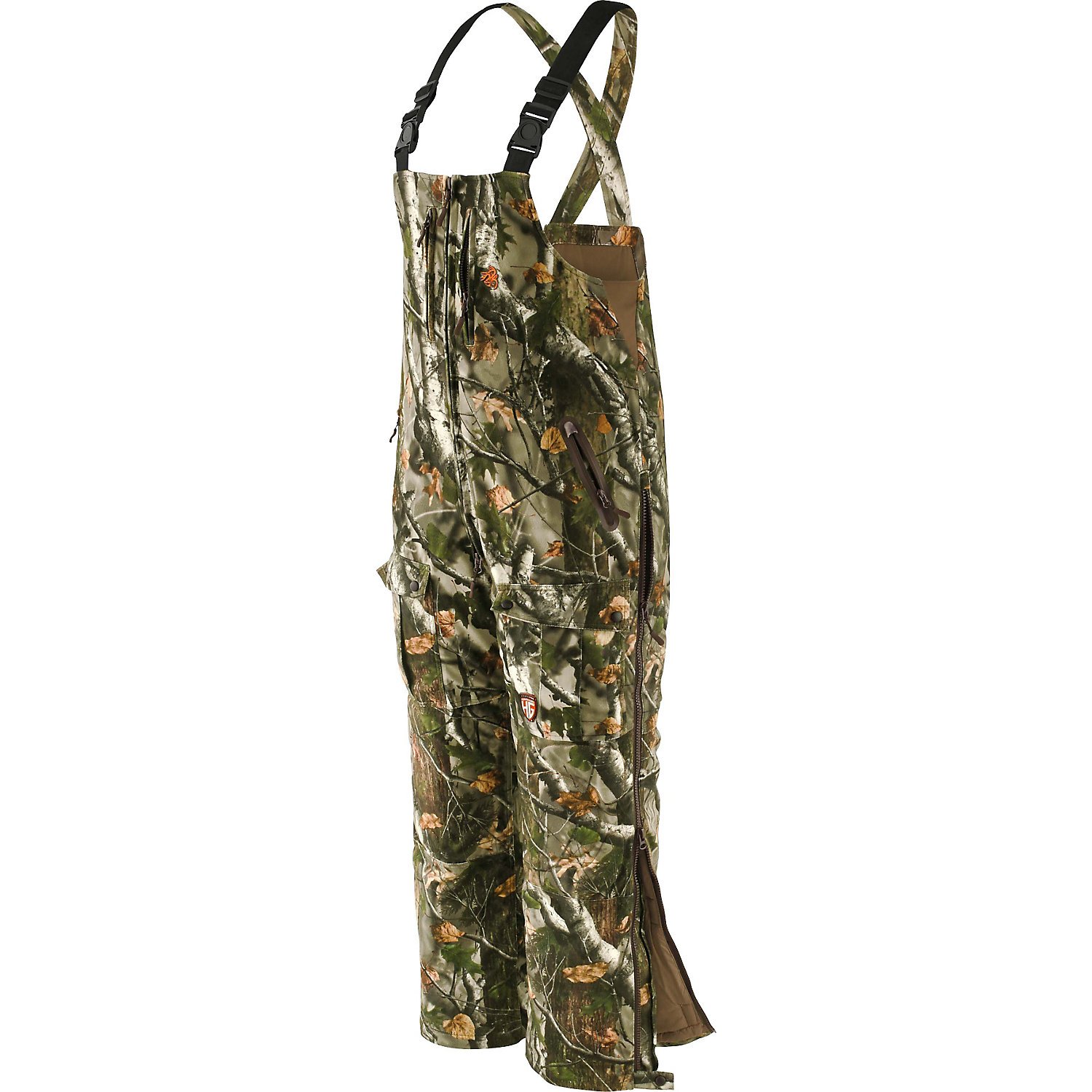 Legendary Whitetails Men's Waterproof Camo Hunting Bib Overalls - Insulated Winter Hunting Pants for Cold Weather, Realtree Camouflage Pattern - Ideal for Deer Hunting, Duck Hunting & Outdoor Adventures