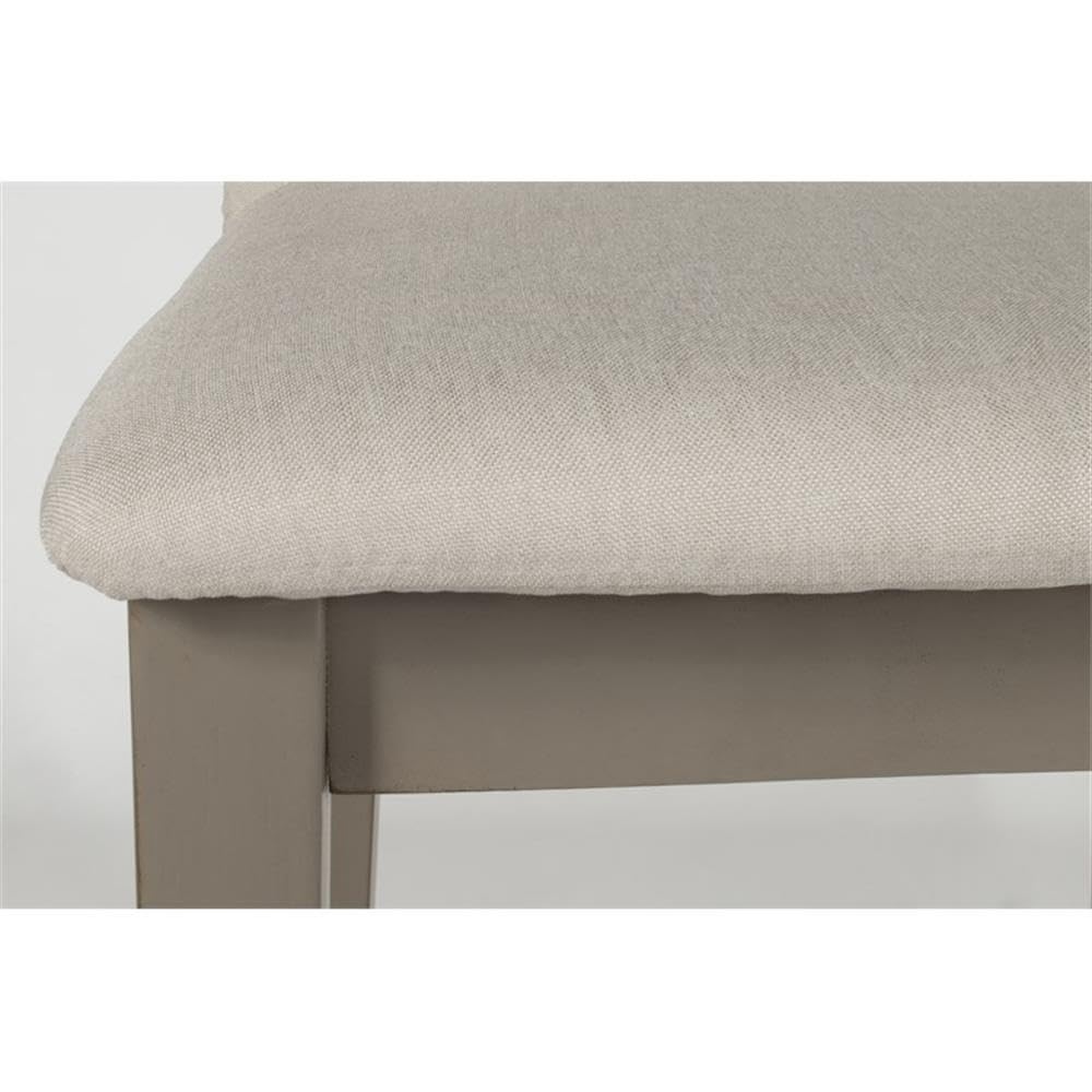 Home Square Furniture Non Swivel Counter Height Bar Stools Set of 2 - Modern Kitchen Island & Breakfast Nook Seating for Home & Restaurant Use