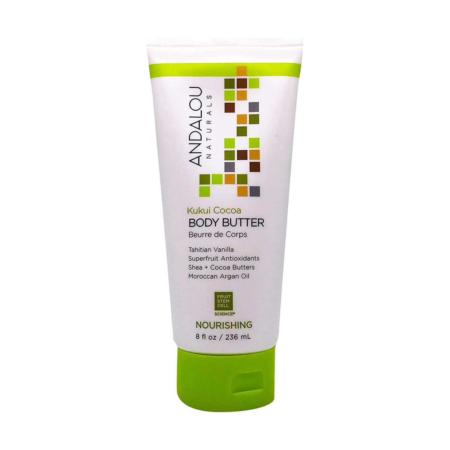 Andalou Naturals Kukui Coconut Body Butter - Ultra Nourishing & Hydrating Moisturizer for Dry Skin | Perfect for Daily Use, After Shower & Nighttime Skincare Routine
