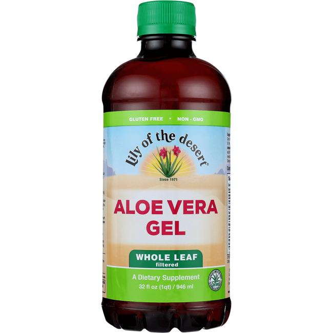 Organic Aloe Vera Gel 32oz - 100% Pure Natural Soothing Moisturizer for Sunburn, Skin Care & Hair Treatment - Perfect for After Sun Care, Dry Skin Relief & Scalp Hydration