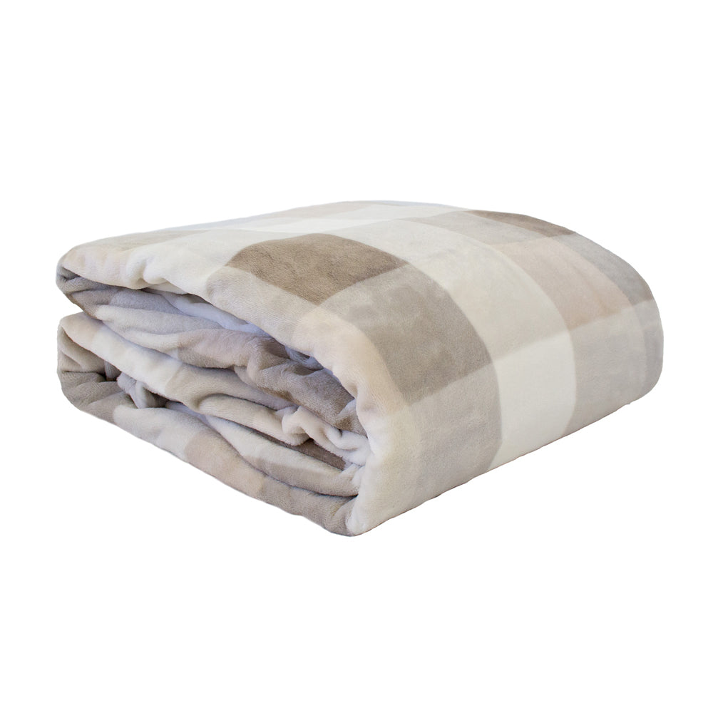 Charlie Ultraplush Nougat Blanket - Soft & Cozy Single Bed Blanket for Adults, Perfect for Winter Nights, Couch Lounging & Home Decor