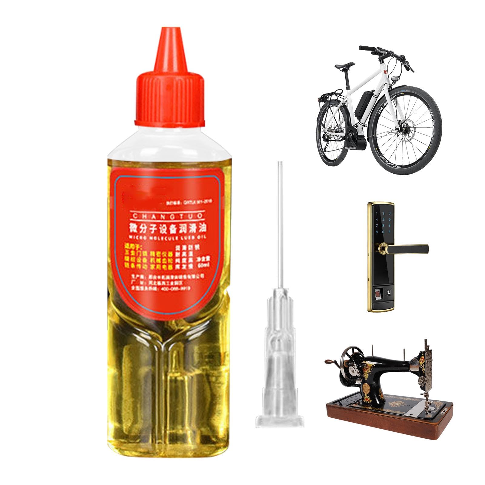 Premium Sewing Machine Oil - Non-Staining Clear Lubricant for Electric Cars, Bikes, Shredders & Gear Maintenance | 30ml High-Performance Oil for Smooth Operation | Ideal for Home, Office & DIY Projects