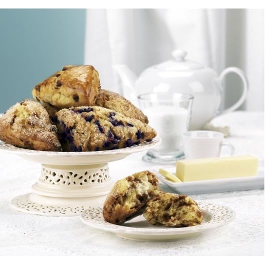 David's Cookies Frozen Assorted Scones - Cinnamon Chip & Blueberry, 4oz (80 Pack) | Perfect for Breakfast, Brunch & Afternoon Tea | Quick & Easy Snack for Home, Office or Parties