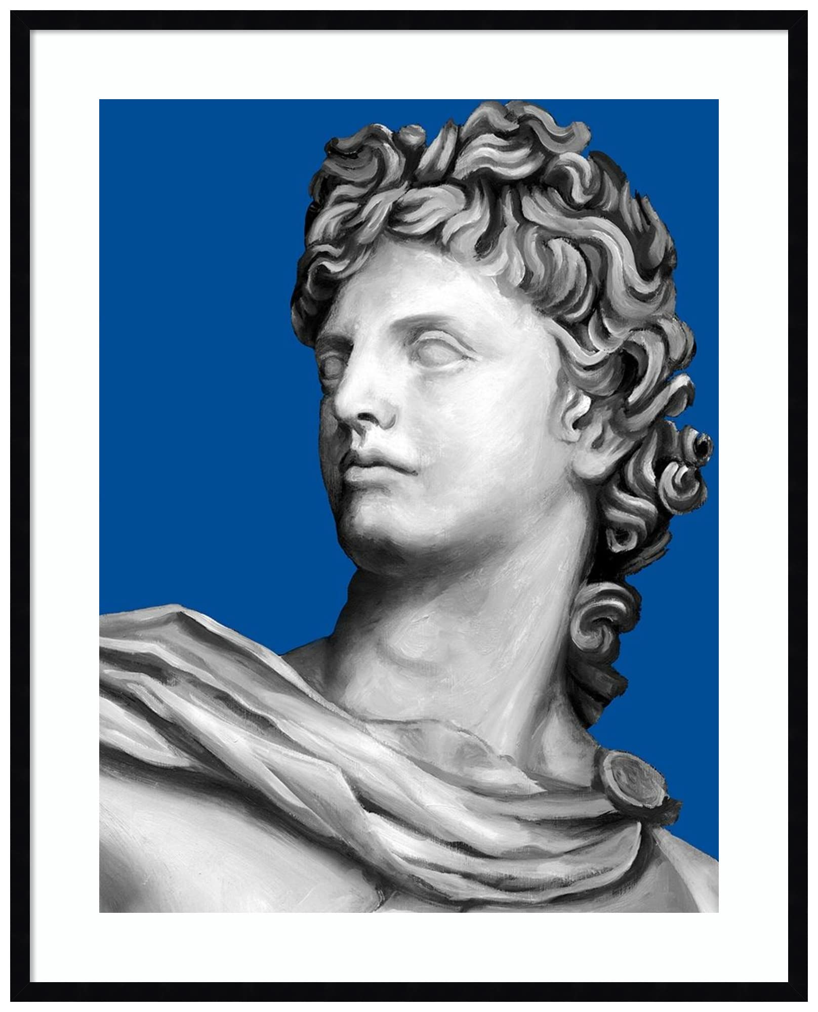 Amanti Art Framed Wall Art Print 41x33 - Custom Ornate Sculpture II by Ethan Harper - Traditional People Wall Decor - Large Poster Painting for Living Room, Bedroom, Bathroom & Kitchen - Perfect for Home, Office & Gift Giving