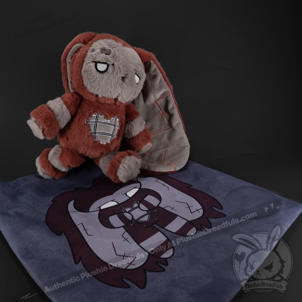Plushie Dreadfuls Antisocial Personality Disorder Rabbit V2 - Soft Stuffed Animal Toy for Mental Health Awareness, Comfort & Therapy | Perfect Gift for Anxiety Relief, PTSD Support & Emotional Healing