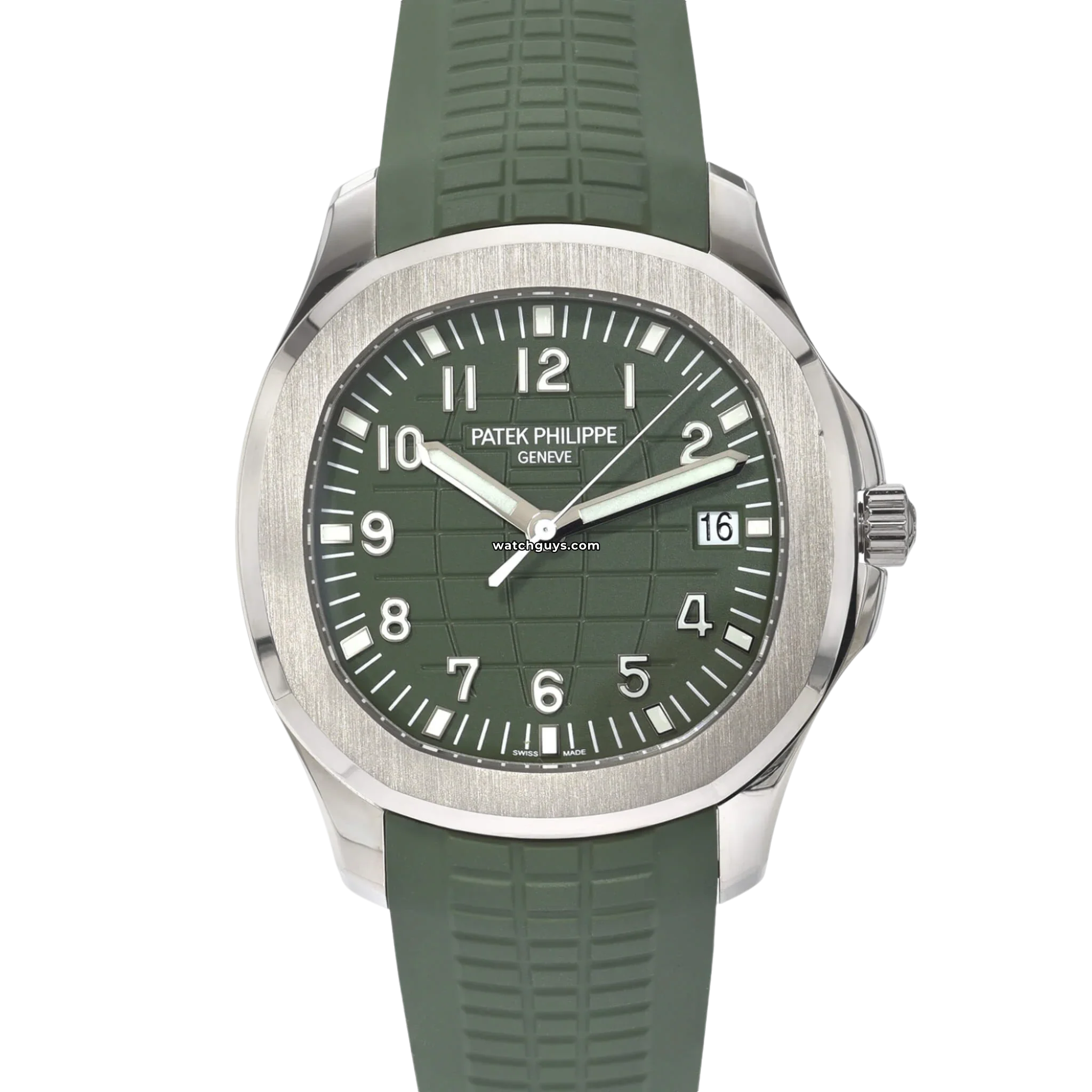 Luxury Patek Philippe Aquanaut 5168G-010 Men's Watch - 18K White Gold Automatic for Business & Formal Occasions