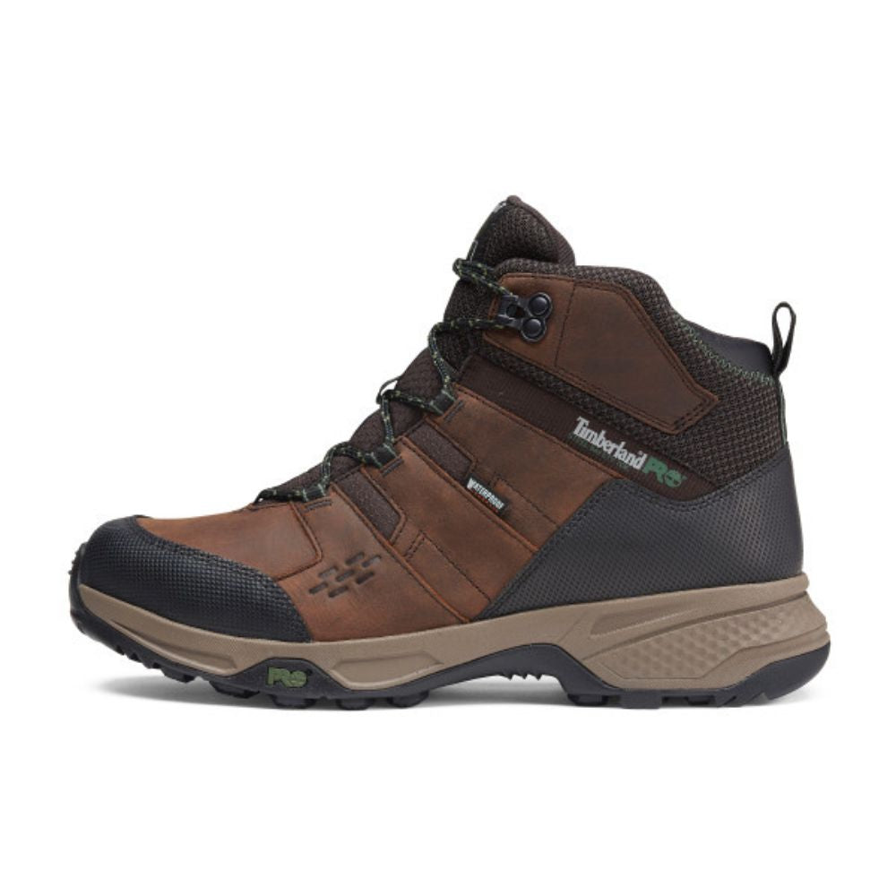 Timberland PRO Switchback LT Men's Waterproof Steel Toe Work Boots - Brown TB0A61T7214 | Durable Safety Shoes for Construction, Warehouse & Outdoor Work