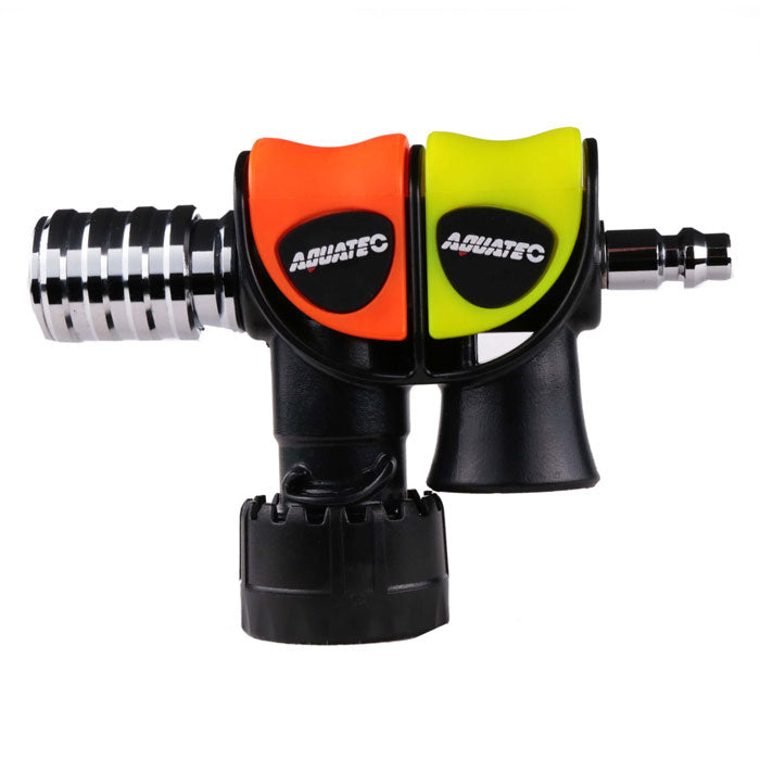 Aquatec Duo Alert Waterproof Dive Alarm - Underwater & Surface Scuba Diving Safety Device for Snorkeling, Kayaking, and Marine Sports