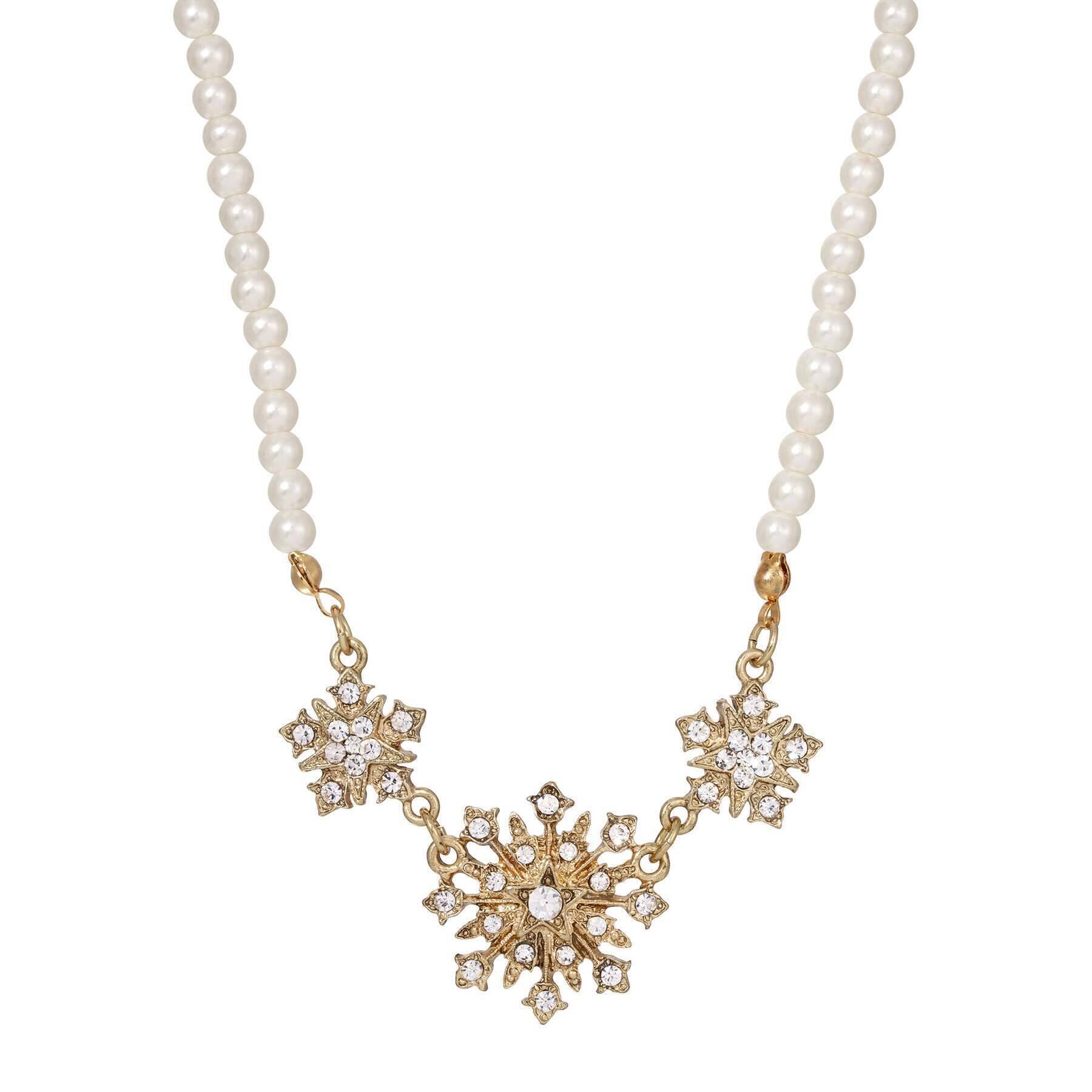 Gold Tone And Crystal Clear