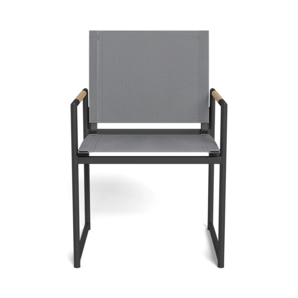 Lightweight Aluminum Outdoor Dining Chair - Weather-Resistant Patio Furniture for Garden, Poolside & Backyard Relaxation