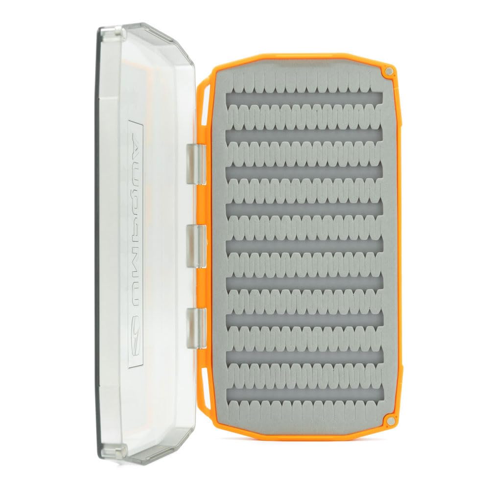 Umpqua UPG Foam Essential Fly Box - Waterproof Fly Fishing Tackle Storage for Trout, Bass & Saltwater Flies - Compact & Durable for Travel & Outdoor Adventures