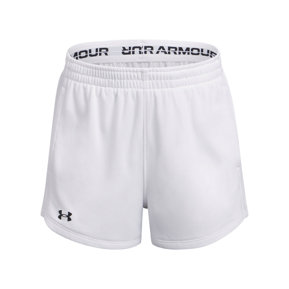 Under Armour Girls' Youth Tech Play Up Mesh Shorts - Breathable & Lightweight for Sports & Active Play - Perfect for Running, Training & Gym Workouts