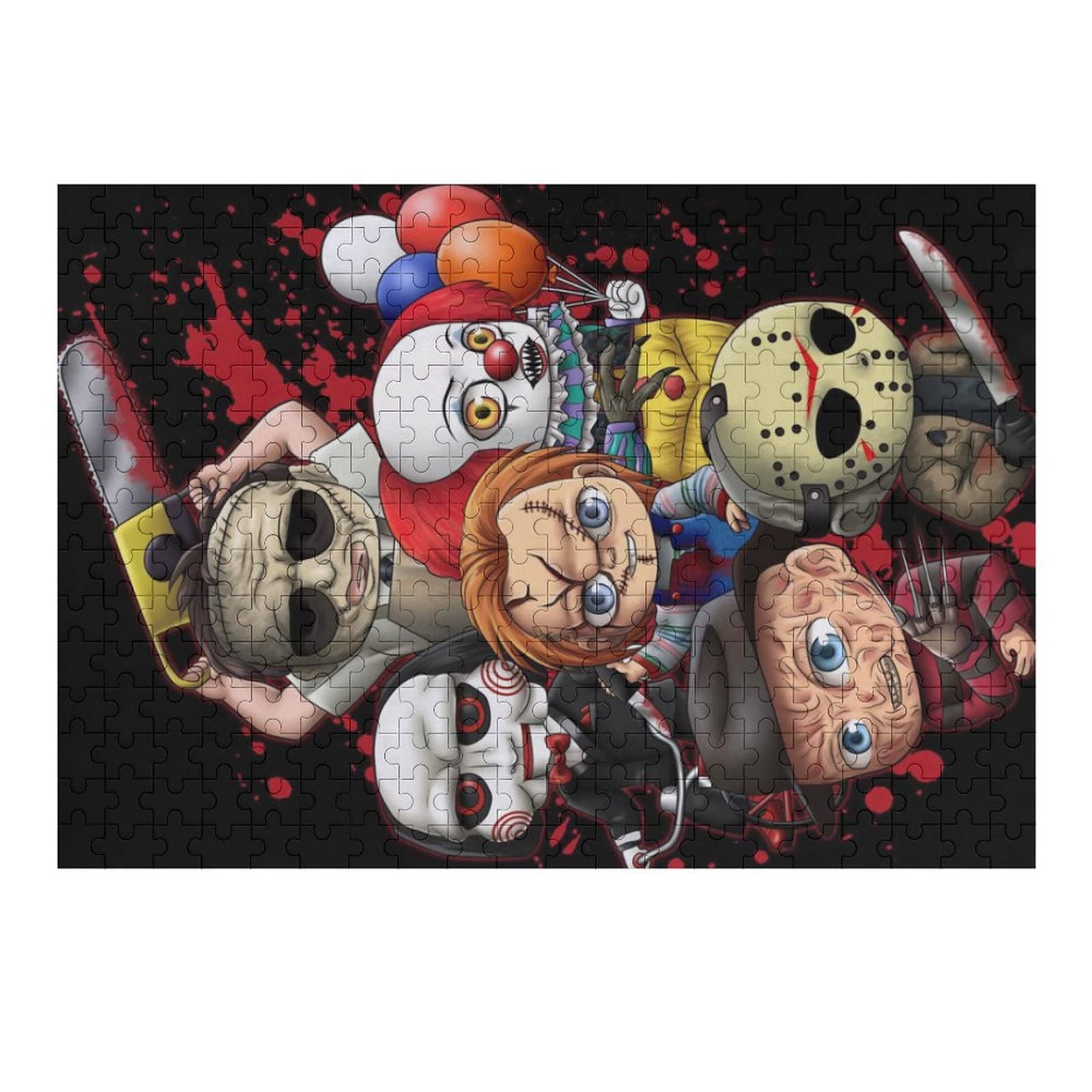 Chucky Classic Horror Movie 300/500/1000-Piece Jigsaw Puzzle for Kids & Adults - Fun Family Game Night, Stress Relief Activity, Birthday Gift for Horror Fans