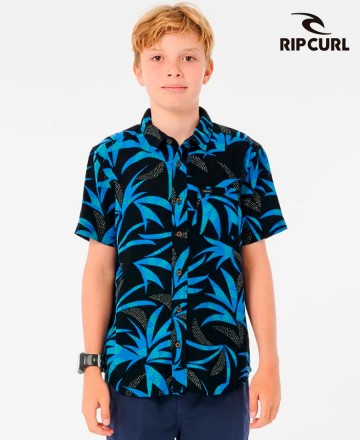 Rip Curl RC K Sh MC Reg Angourie K2 Kids Shirt - Comfortable & Stylish Surfing Tee for Boys & Girls - Perfect for Beach, Surfing & Outdoor Activities