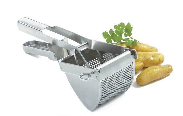Commercial Potato Ricer - Heavy Duty Stainless Steel Potato Masher & Ricer for Perfect Mashed Potatoes, Gnocchi & Baby Food - Ideal for Restaurants, Catering & Home Kitchens