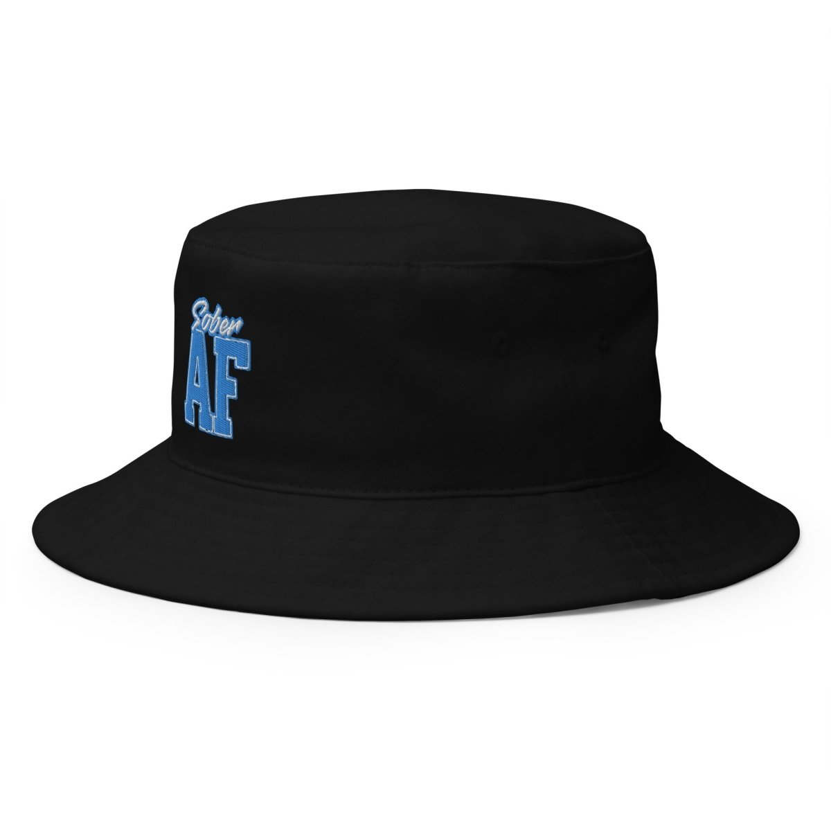 Sober AF Embroidered Bucket Hat for Men & Women - Stylish Sun Protection for Outdoor Activities, Beach, and Casual Wear