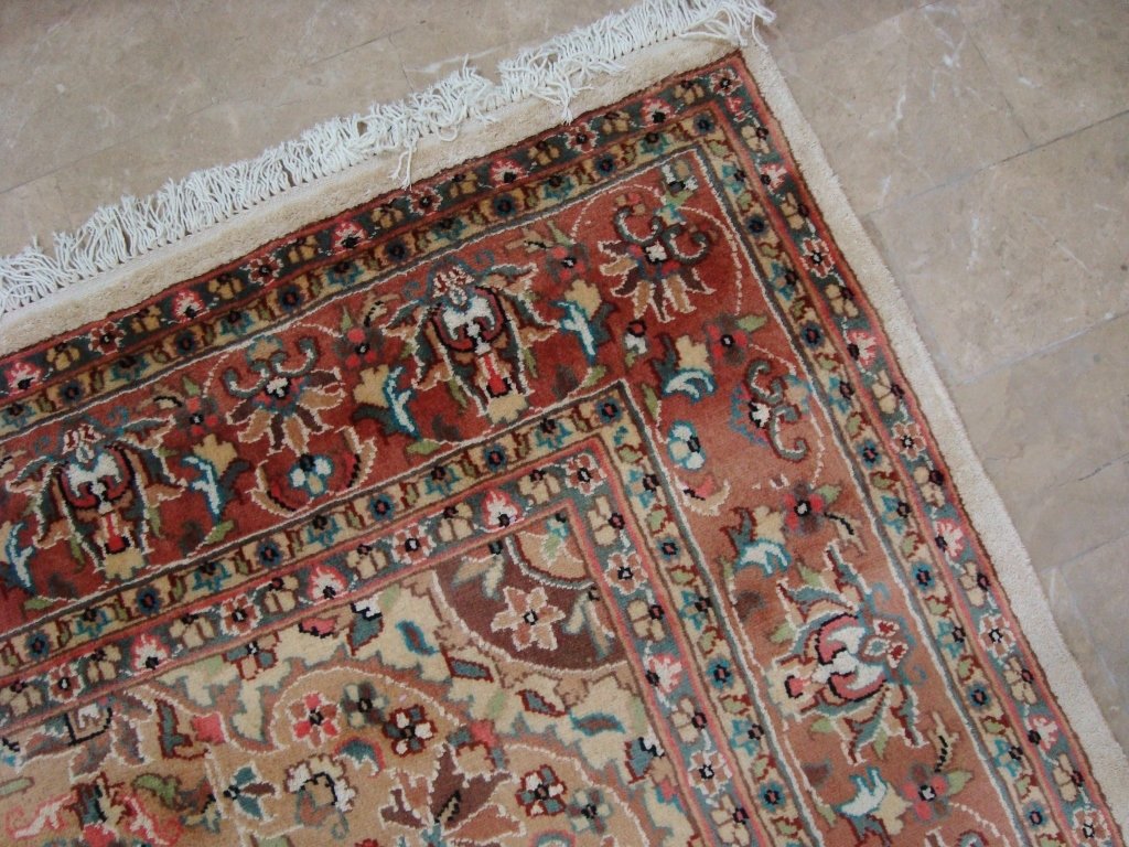 AL AHMEDANI LINEN Hand Knotted Area Rug - Premium Handmade Linen Rug for Living Room, Bedroom & Home Decor