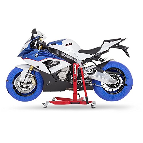 Aprilia Tuono 1000/R Tire Warmer Set - 60-80°C Blue | Motorcycle Racing & Track Day Essential Gear for Optimal Grip & Performance
