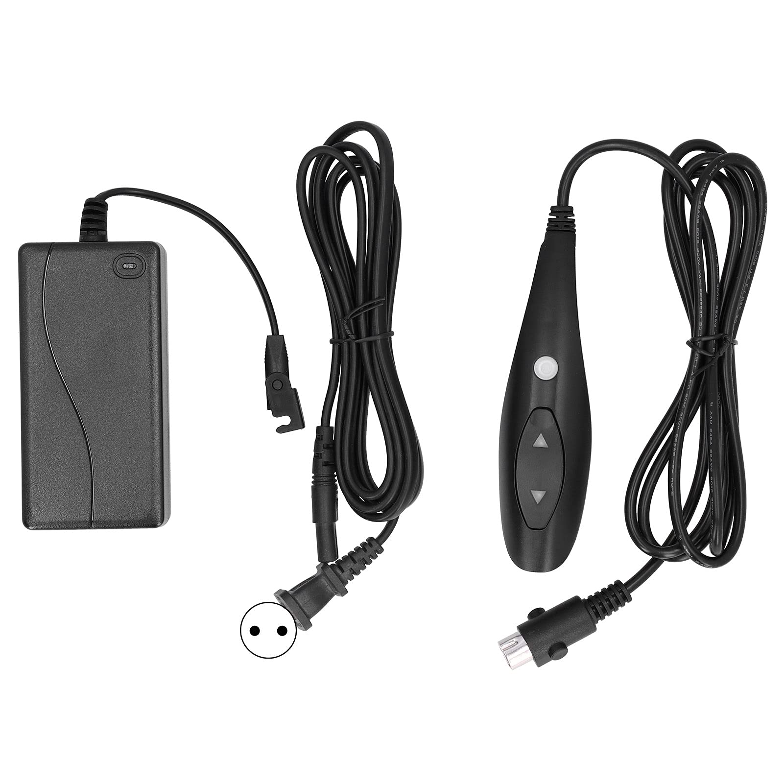 Zerodis 100-240V Electric Recliner Chair Remote Control - 2 Button 5 Pin Hand Controller Replacement for Power Lift Chairs & Sofas - Perfect for Living Room, Bedroom, and Home Theater Relaxation