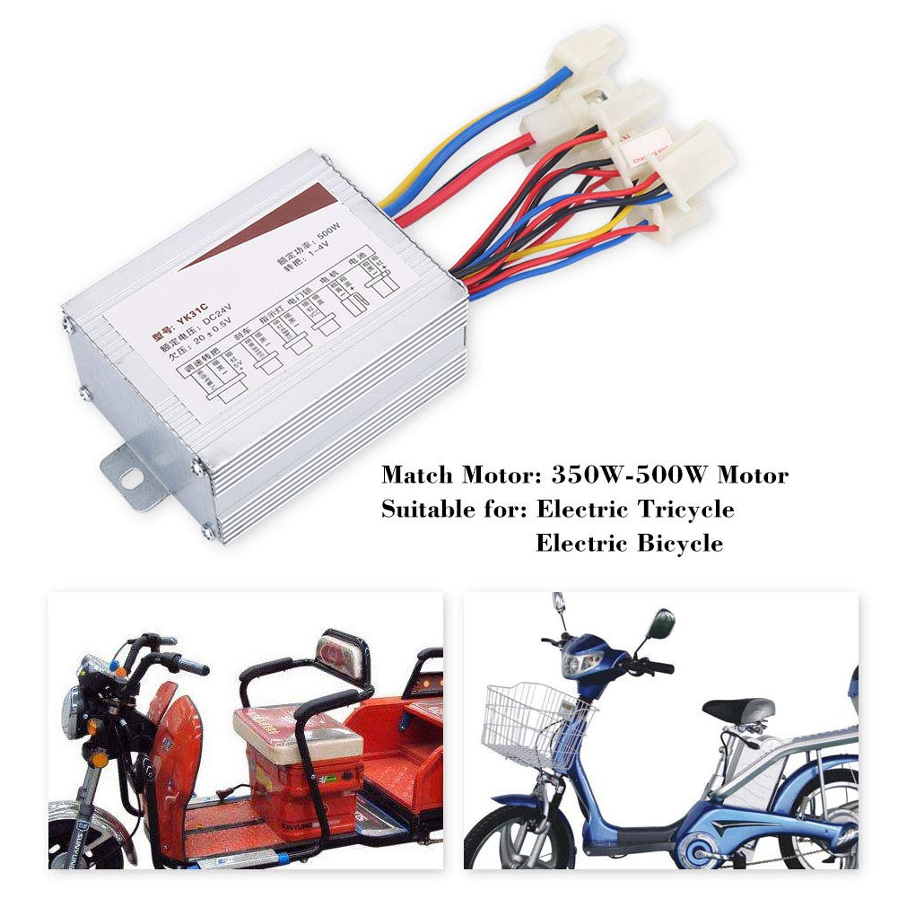 24V 500W Motor Speed Controller - UnderVoltage Protection for DIY Electric Projects