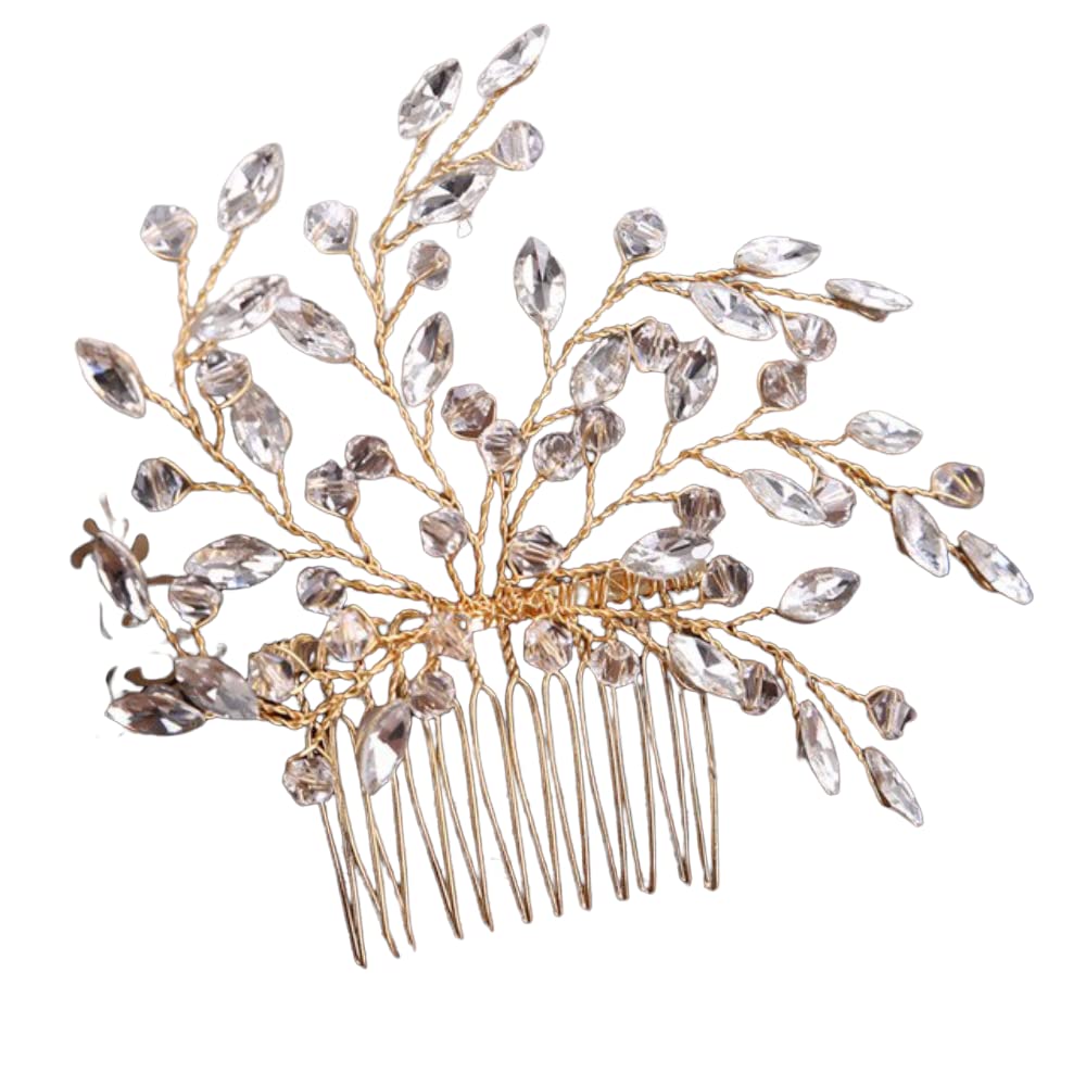 Elegant Silver Crystal Hair Comb for Women | Bridal Wedding Hair Accessory | Handmade Rhinestone Hair Clip | Perfect for Weddings, Prom & Special Occasions