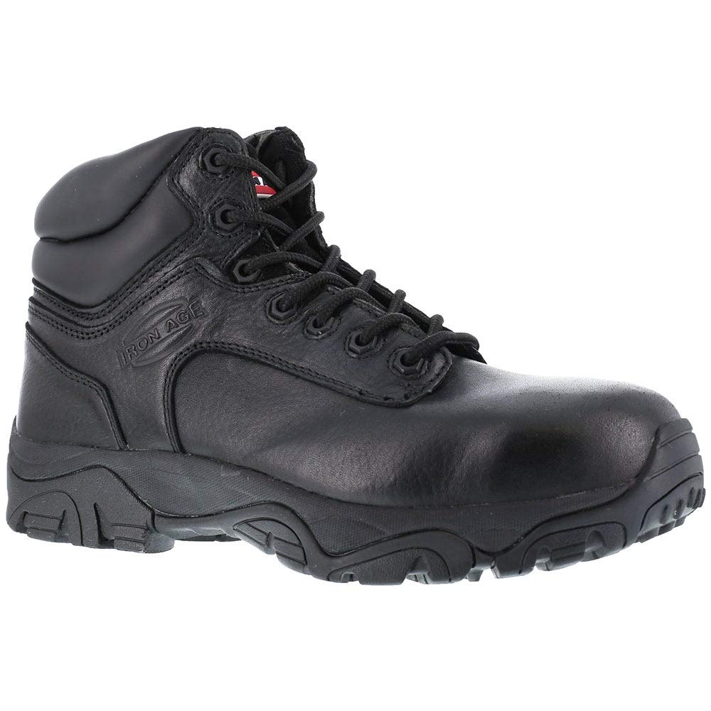 Iron Age Men's IA5007 Trencher Work & Safety Boots - Steel Toe, Waterproof, Slip Resistant for Construction & Outdoor Work