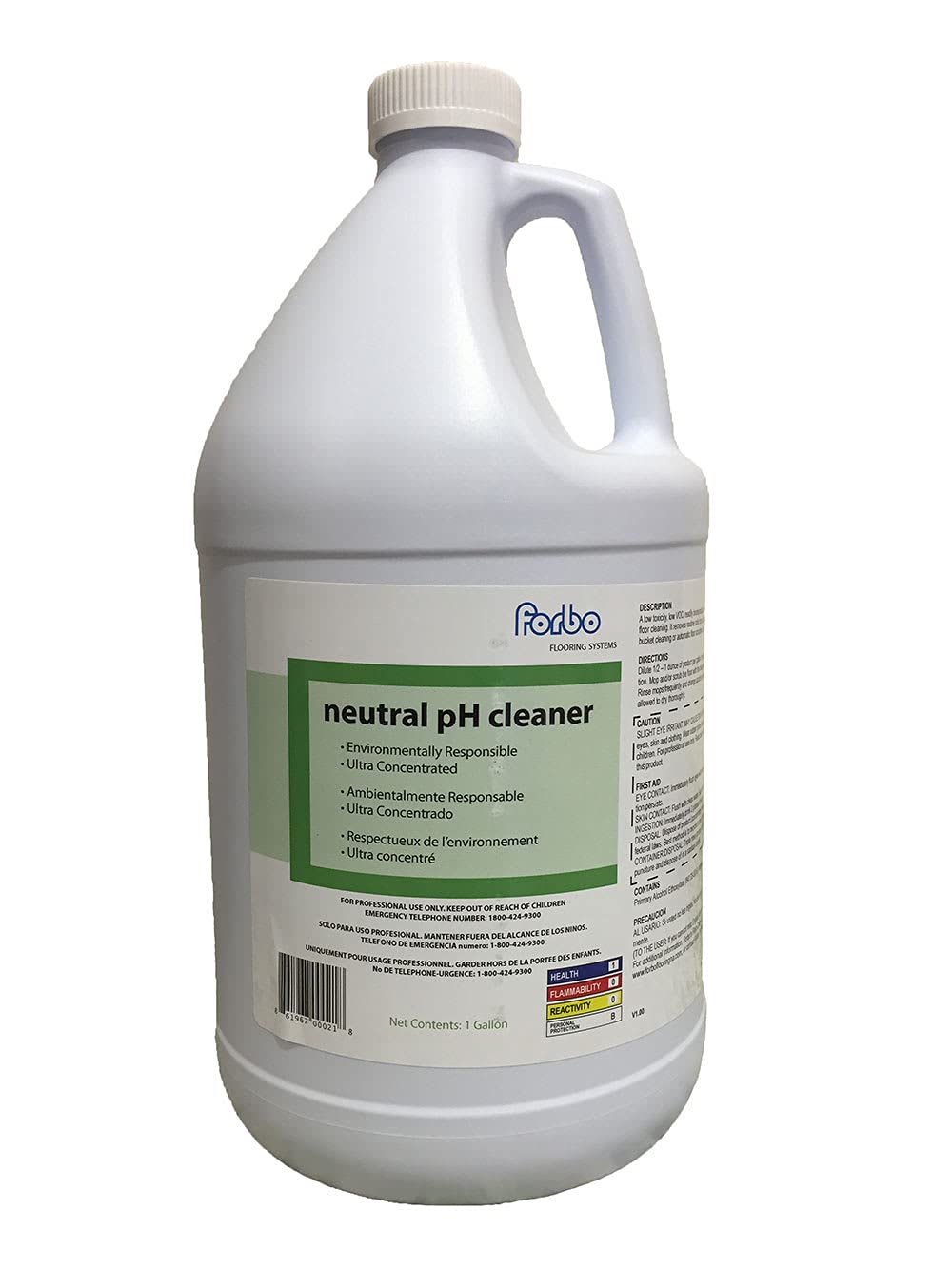 Eco-Friendly Marmoleum Floor Cleaner - 1 Gallon for Natural Linoleum Floors | Safe for Homes, Offices & Commercial Spaces