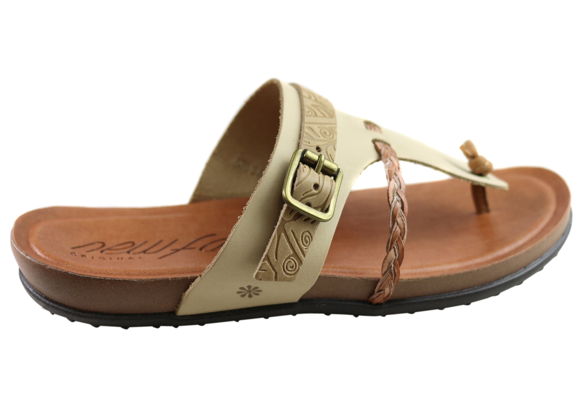 Women's Comfortable Leather Sandals - Handmade in Brazil - Casual Summer Flip Flops for Beach, Travel & Everyday Wear