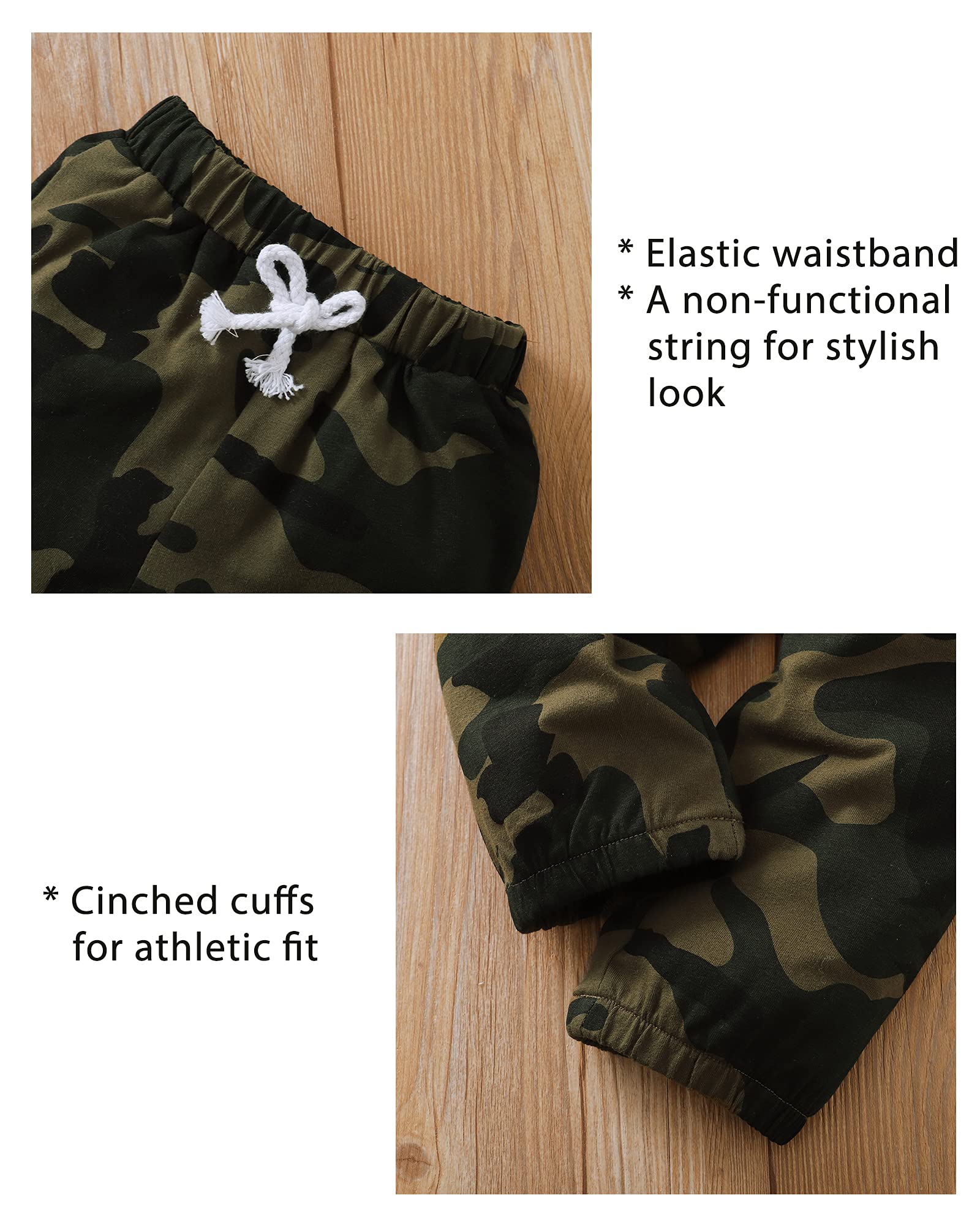 Kucnuzki Baby & Toddler Boys Fall Winter Outfits - Long Sleeve Shirt & Sweatshirt with Pants Set - Warm Kids Clothing for Playdates & Outdoor Activities