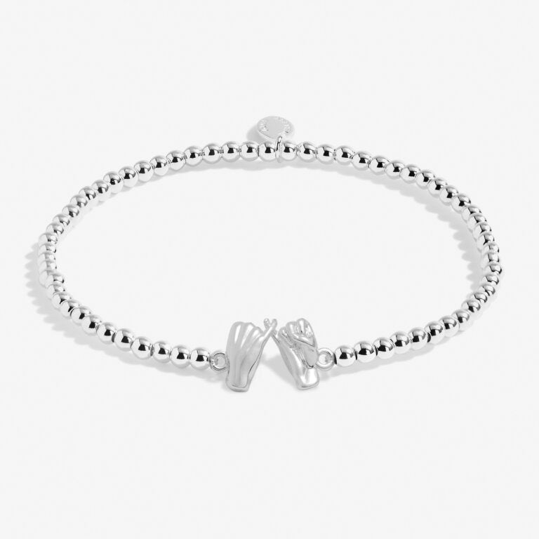 Joma Jewellery Pinky Promise Bracelet - Elegant & Dainty Friendship Jewelry for Women - Perfect for Gifts, Anniversaries & Special Occasions