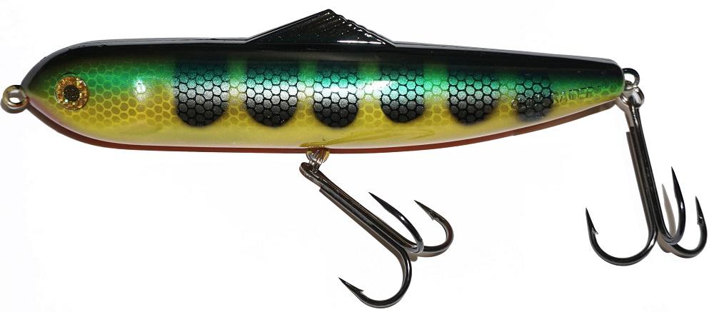 Bucher Glide Raider Glide Bait Fishing Lure - Topwater Bass Fishing Lure for Freshwater & Saltwater - Perfect for Casting, Trolling and Kayak Fishing