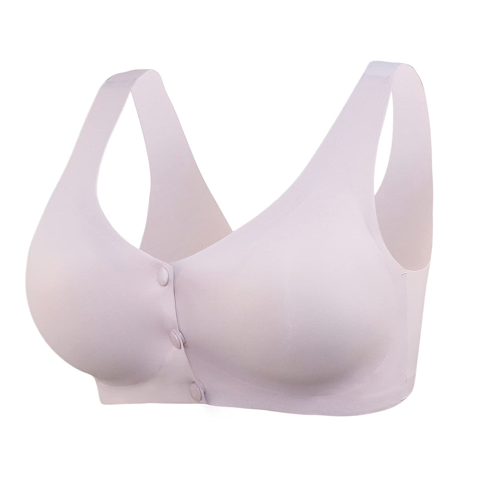 Wireless Push Up Bras for Women - Plus Size Support Yoga Bra with Lightweight Thin Design - Adds 2 Cup Sizes - Perfect for Yoga, Workouts & Everyday Comfort