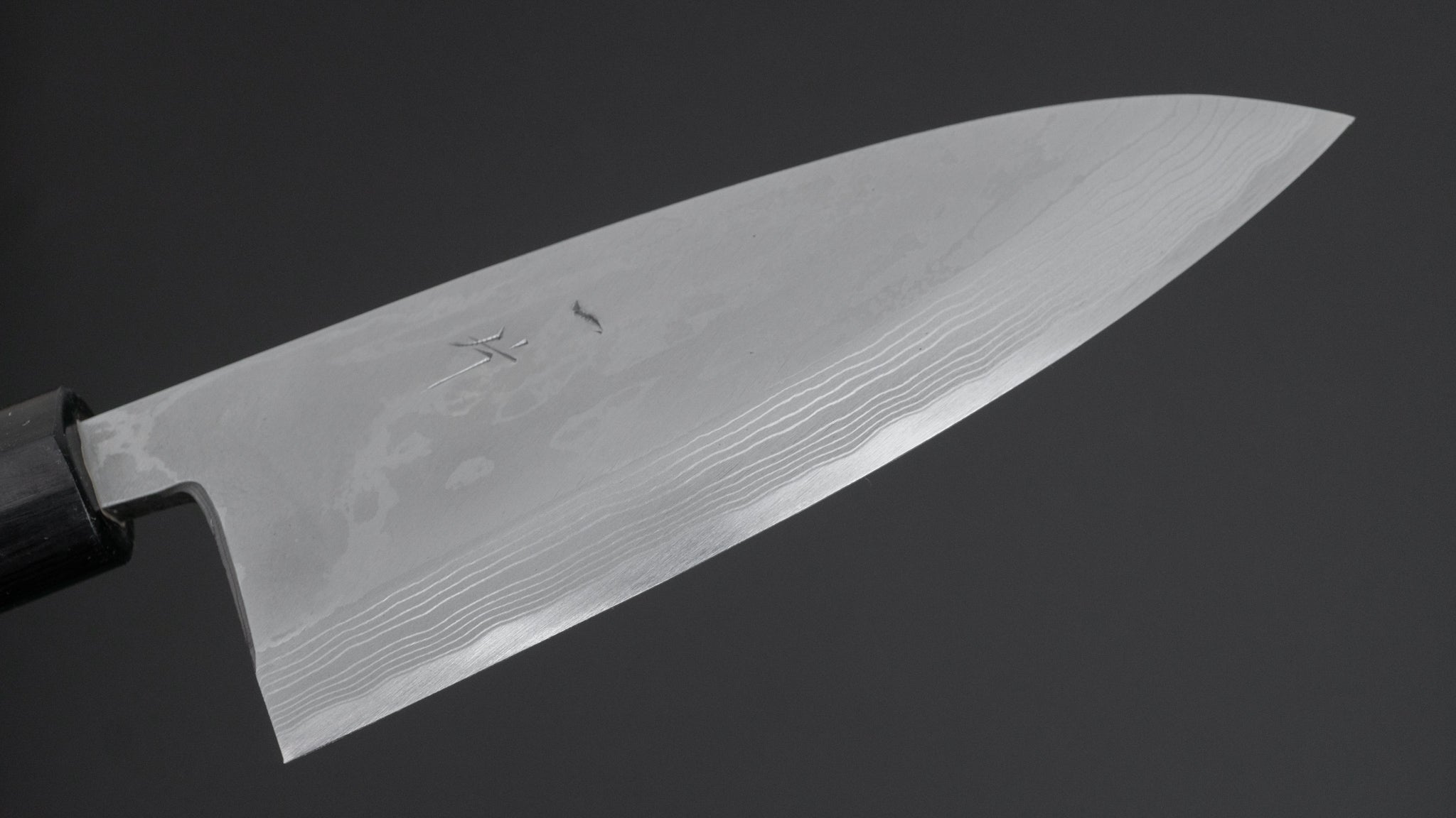 Hitohira Echizen White #2 Damascus Deba Knife 150mm - Japanese Chef Knife with Rosewood Handle - Perfect for Sushi, Filleting Fish & Precision Cutting