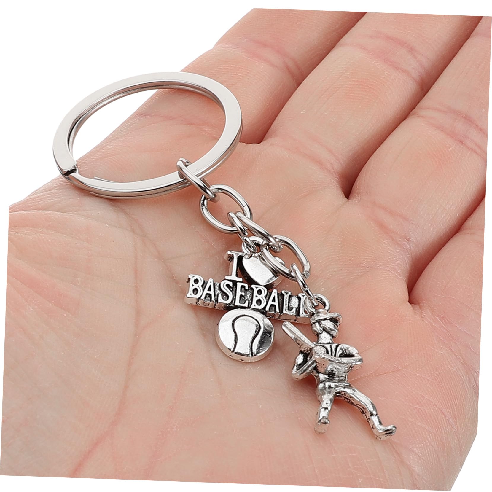 2PCS Baseball Keychain Set - Cute Sports Keychains for Women, Backpack, Bags & Key Rings | Baseball Party Favors & Gifts for Fans | Perfect for Baseball Games, Sports Events & Everyday Use