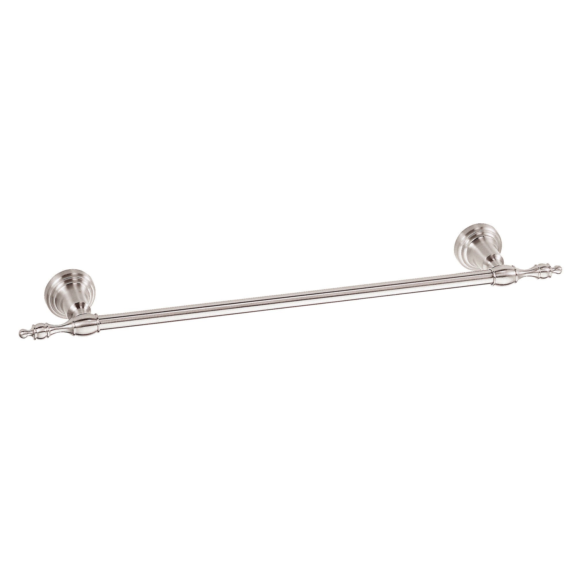 Danze Sheridan 18-Inch Brushed Nickel Single Towel Bar Rack - Bathroom Towel Holder for Spa, Hotel & Home Decor