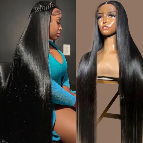 13x6 Natural Color Straight Human Hair Wig