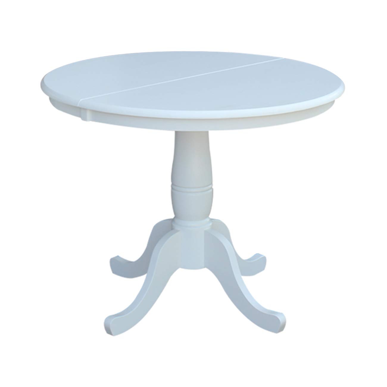 International Concepts White Dining Table - Modern Kitchen & Dining Room Furniture for Home Decor
