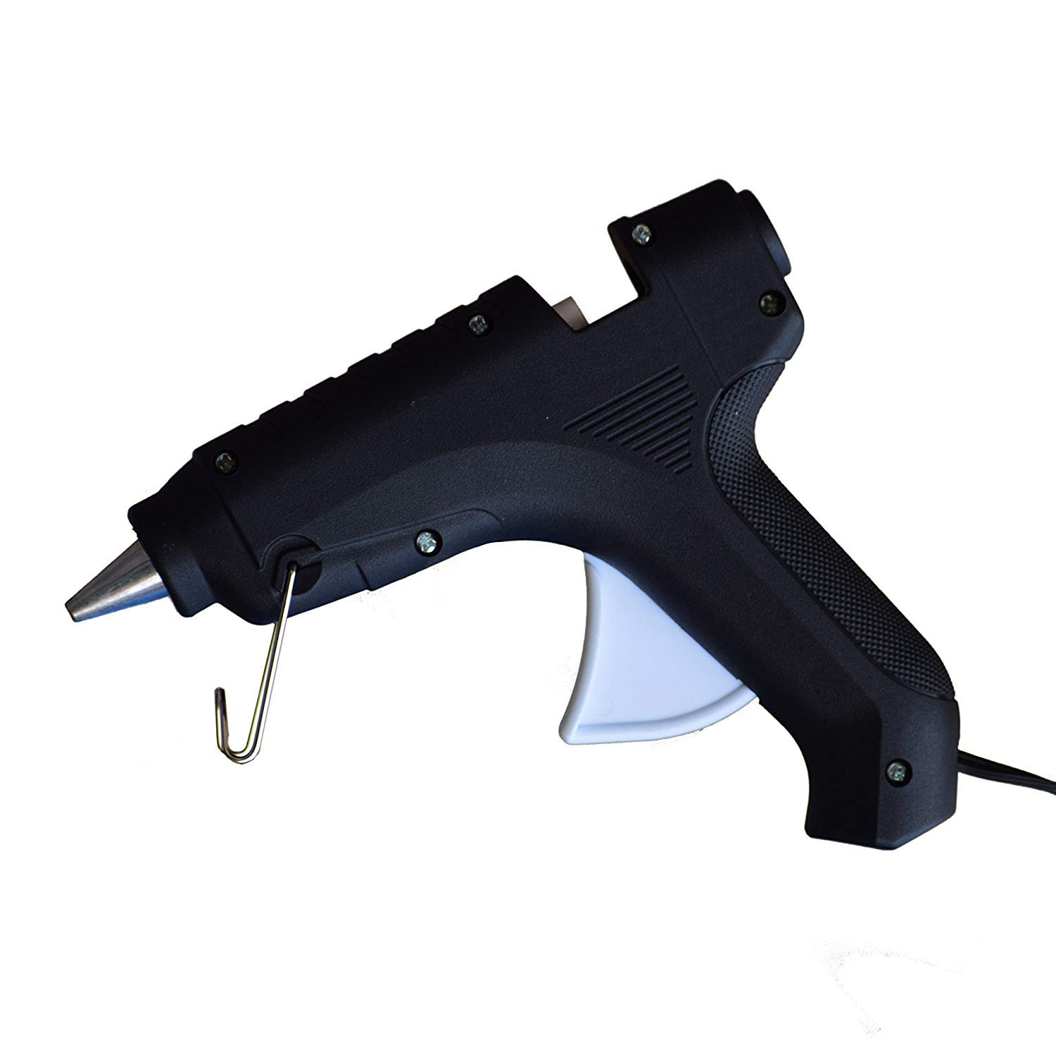 FADMAN Black 40 Watt Hot Melt Glue Gun Kit with 8 Adhesive Sticks - Perfect for DIY Crafts, Home Repairs & Woodworking Projects