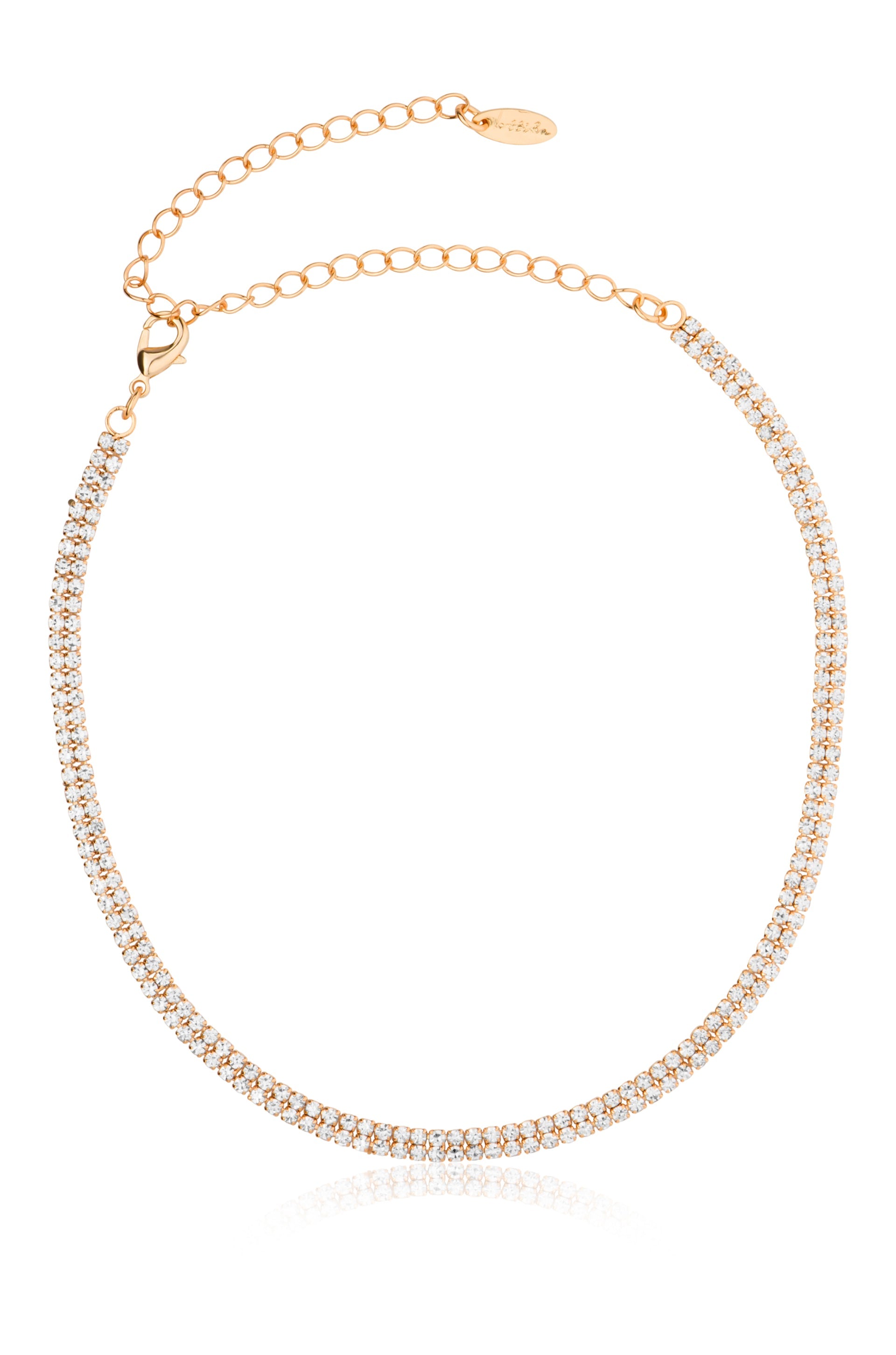 Elegant Crystal Choker Necklace for Women - Minimalist Fashion Jewelry Gift for Party, Wedding & Evening Wear